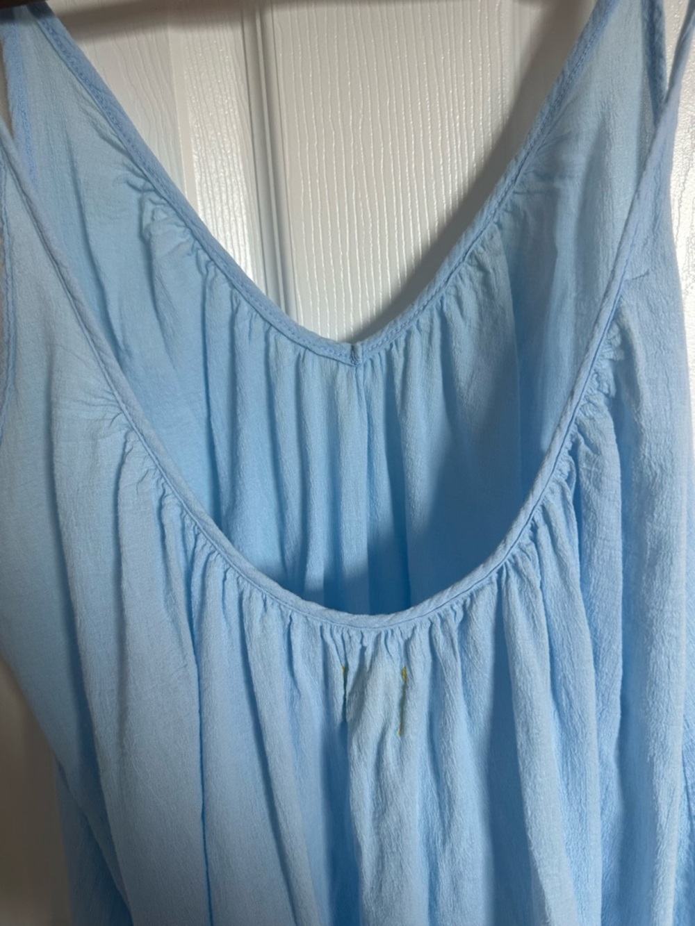 9 seed resort ST. Tropez light Blue  Swim Coverup Dress with Ruffle Hem revolve - Picture 8 of 12